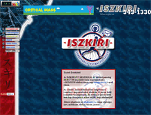Tablet Screenshot of iszkiri.hu